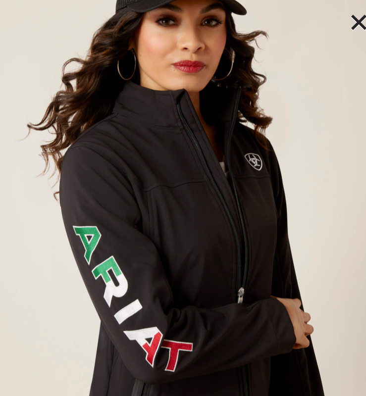 ARIAT Womens Classic Mexico Jacket Black NEGRA