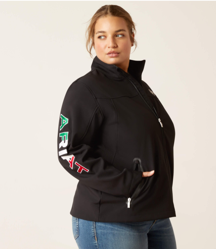 ARIAT Womens Classic Mexico Jacket Black NEGRA