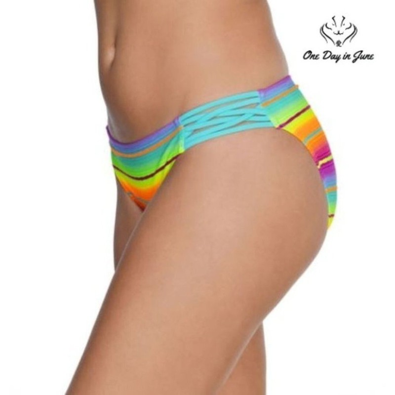 Arizona Jean Co. Juniors Hipster Bikini Bottom Swimwear Size M