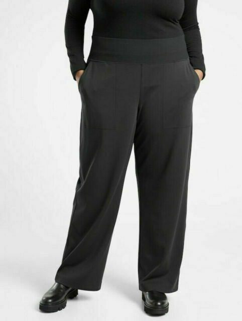 Athleta 982868 Women's Wide Leg Pants - Black XS