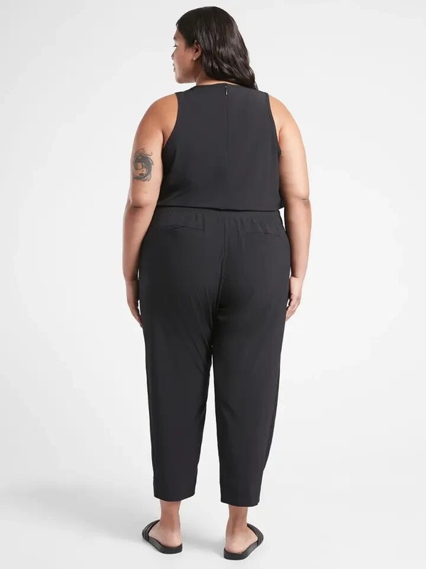 Athleta Brooklyn Jumpsuit-Black-Plus Size 26 -NWT