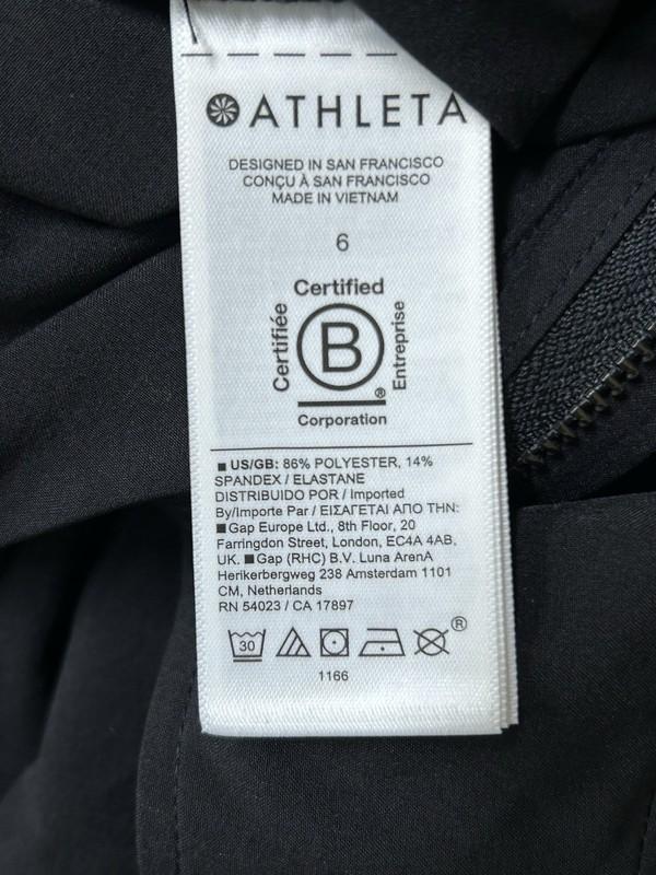 Athleta Brooklyn Utility Jumpsuit Black #824834 Womens With Pockets NWOT Size 8