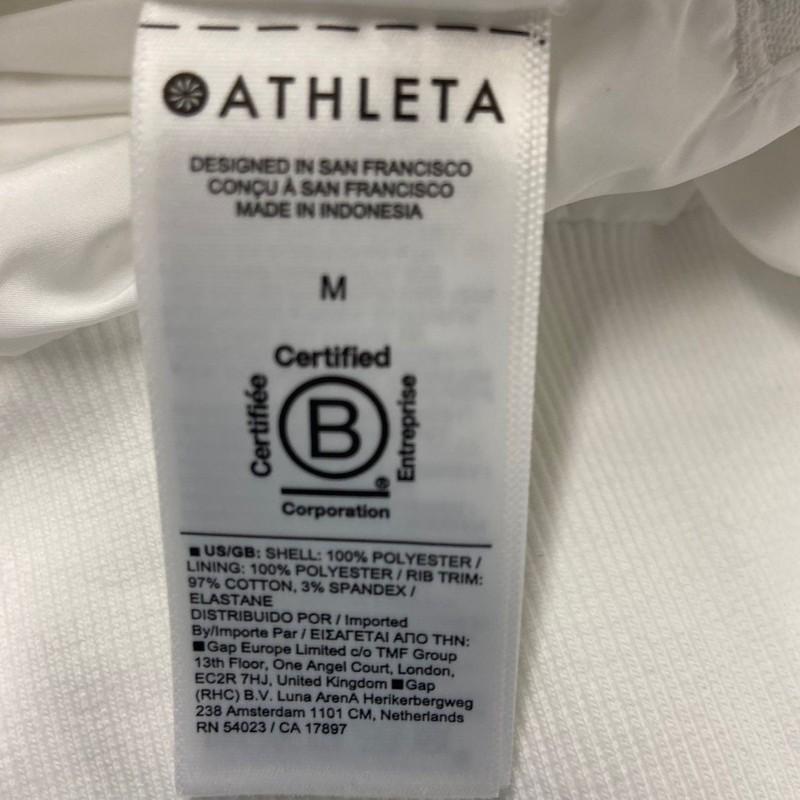 ATHLETA Jetset Bomber Jacket Women's Size M White 818839