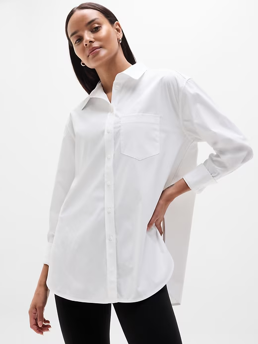 Athleta - Midday Relaxed Poplin Shirt