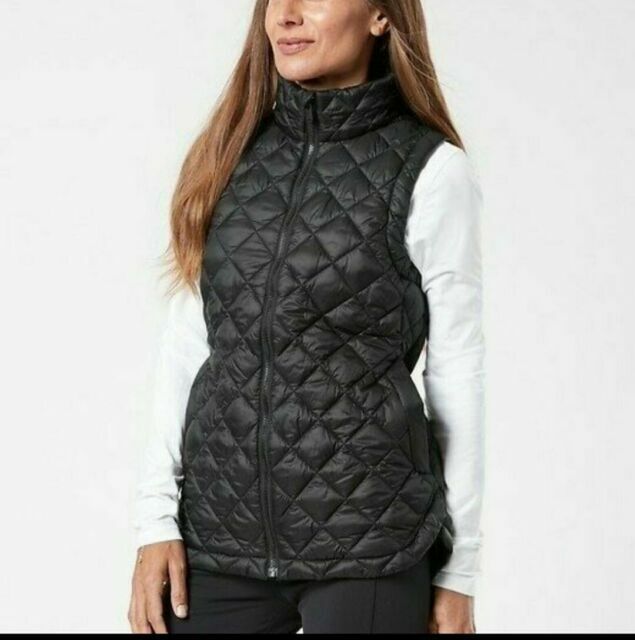 Athleta Whisper Featherless Vest for Women Size L - Black