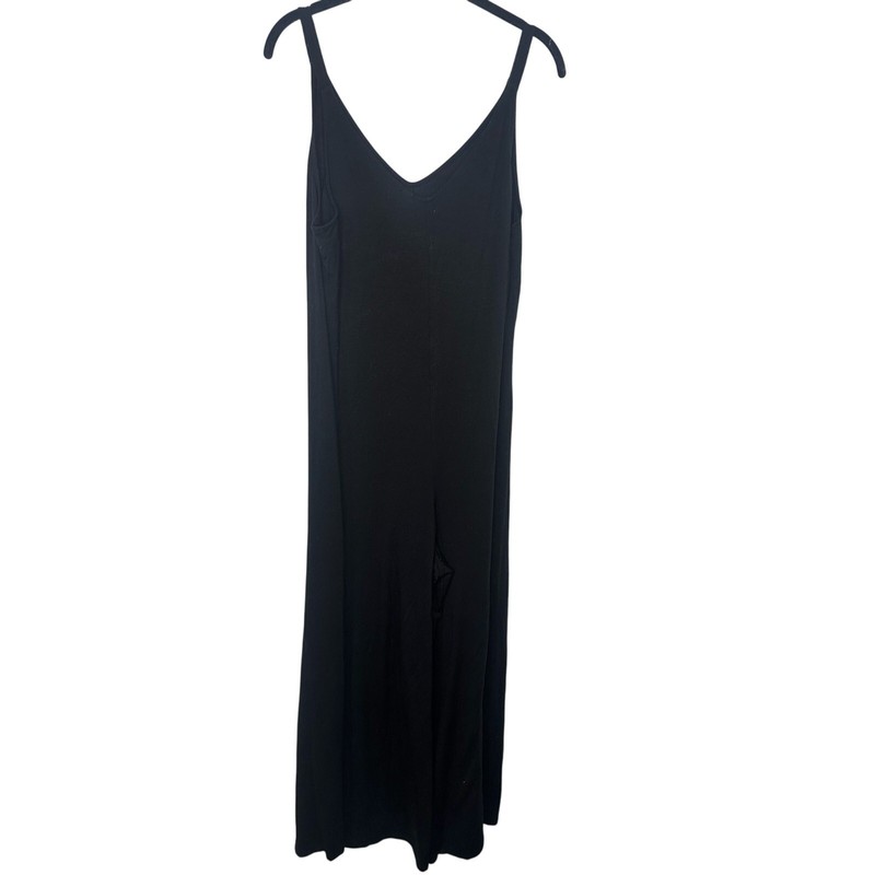 Athleta Wide Leg Jumper Romper Stretch Women's Size Medium V-Neck Flowy Loose