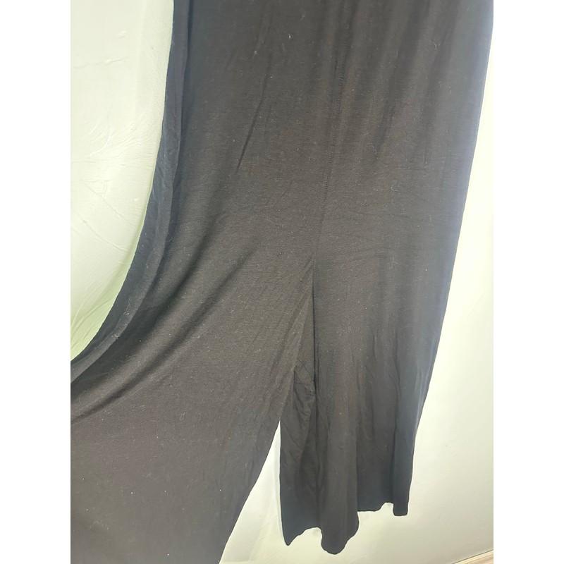 Athleta Wide Leg Jumper Romper Stretch Women's Size Medium V-Neck Flowy Loose