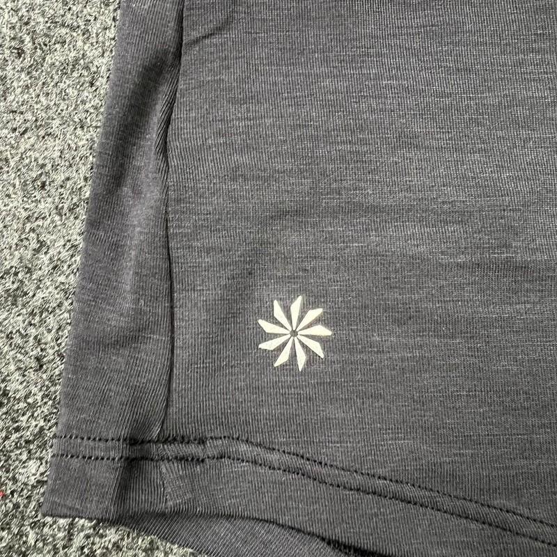ATHLETA With Ease Open Back Tank Top Women's Size M Black 600332