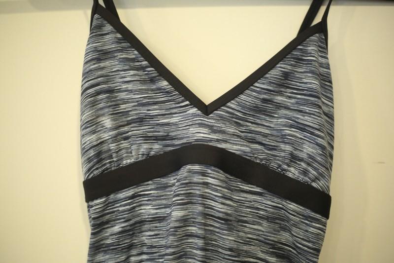 Athleta Women's Size Small Tankini Top Space Dye Swim Beach BRAND NEW