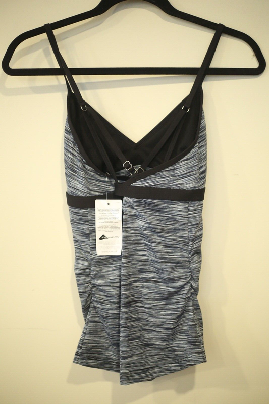 Athleta Women's Size Small Tankini Top Space Dye Swim Beach BRAND NEW