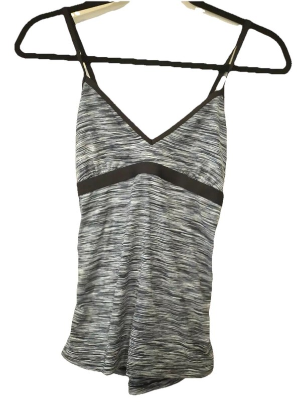 Athleta Women's Size Small Tankini Top Space Dye Swim Beach BRAND NEW