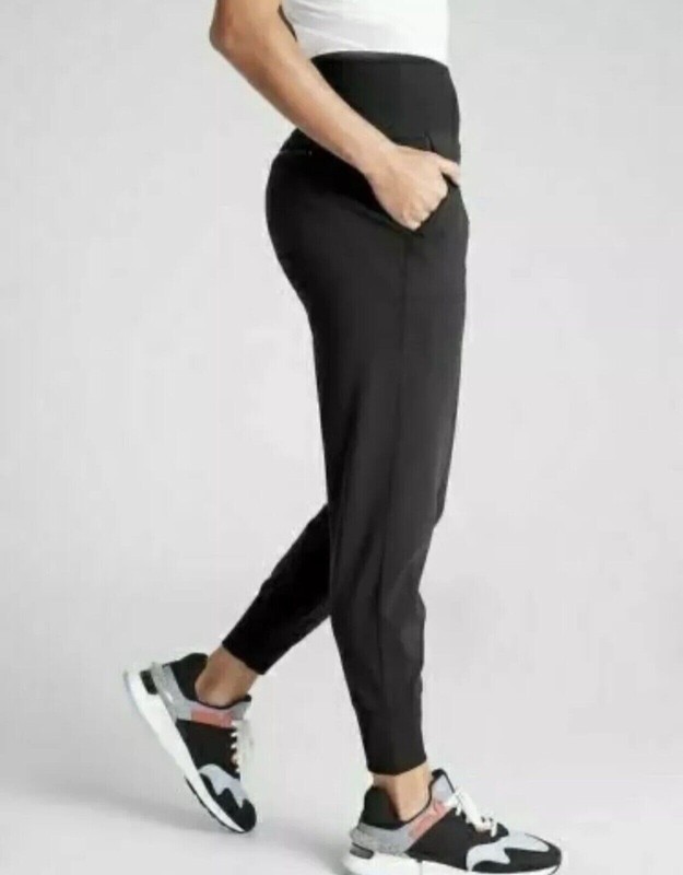 Athleta Women's Size XL High Rise Venice Jogger Brown Athleisure Walk Run 597888