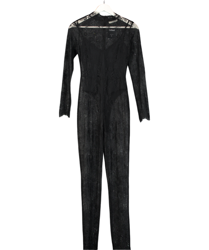 Atoir Black Celina Lace Jumpsuit UK XS