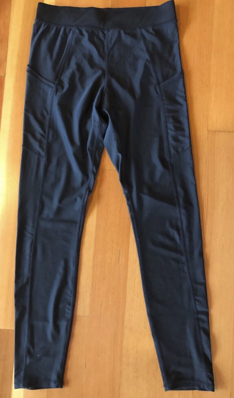 ATTRACO Womens High Waisted Swim Pants / Leggings With Pockets Medium UPF50