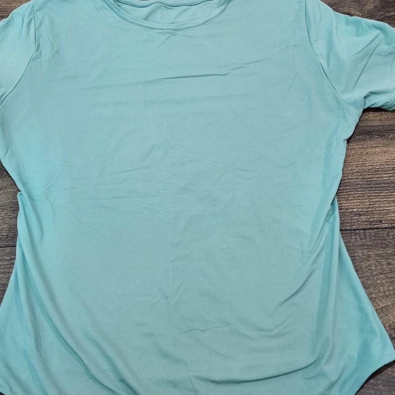 Auden Bodysuit Top Tee Shirt Snaps Short Sleeve Casual Comfy XXL