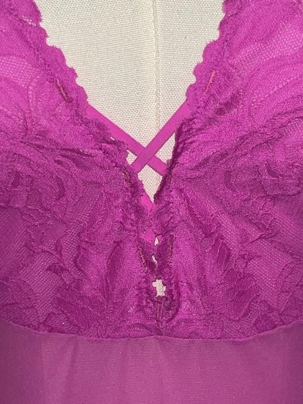 Auden Pink/Fuchsia Women’s Sexy Lingerie Bodysuit NWT XXL 2XL