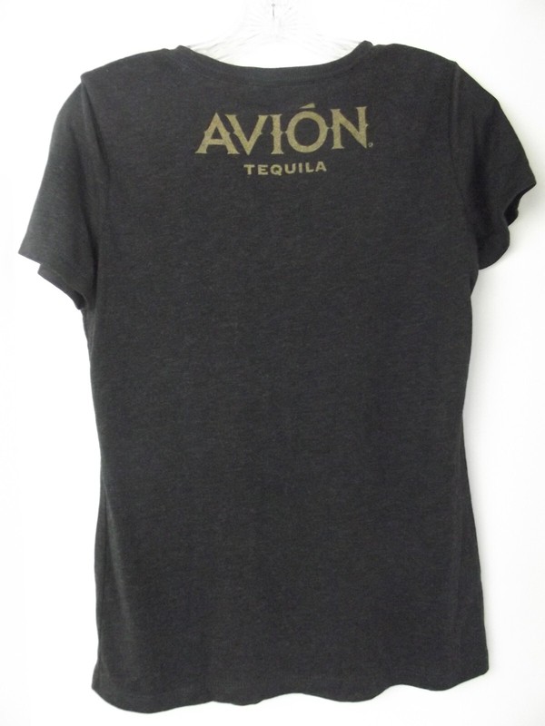 Avion Tequila DIA DE LOS MUERTOS T Shirt Women's Size L Day Of The Dead