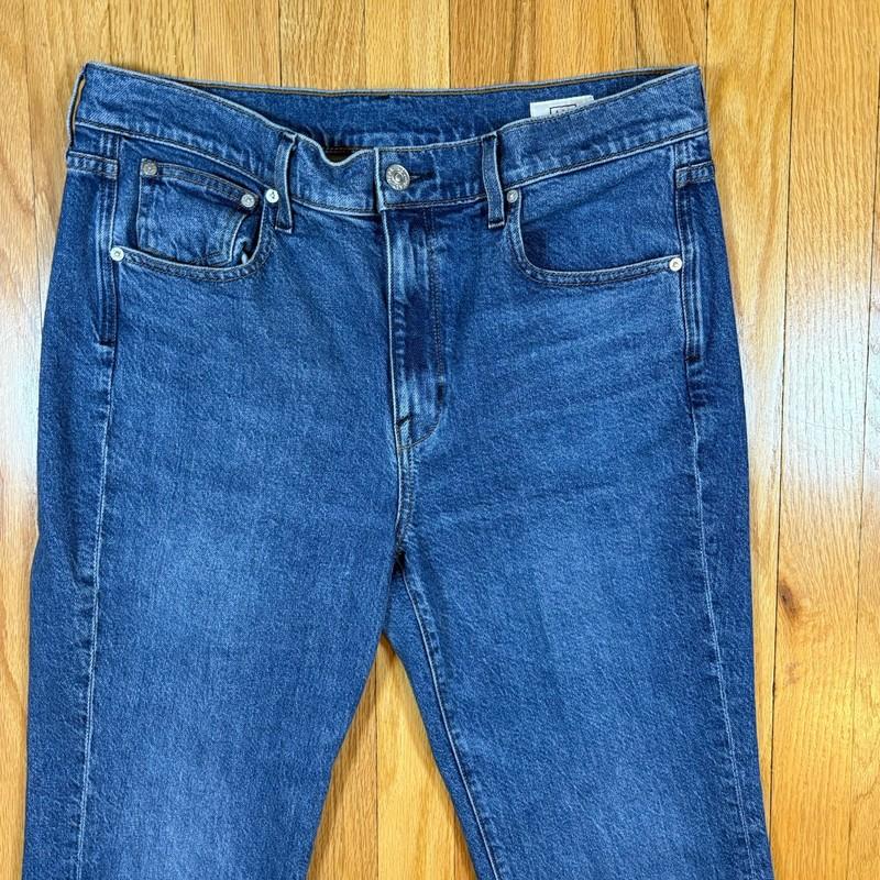 AYR Jeans The LaLa Women’s Sz 32S Blue Denim Straight Leg Medium Wash Made In LA