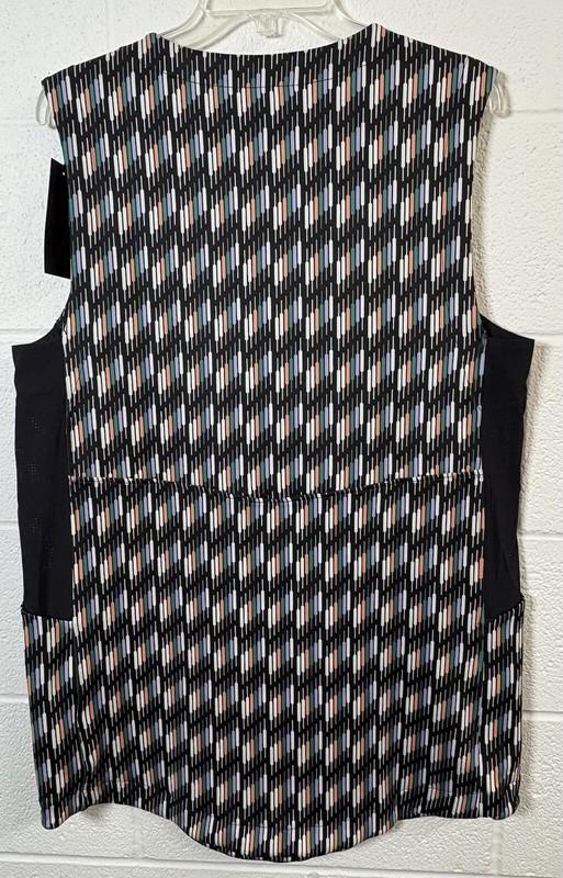 Bad Birdie Women’s XSmall Black Cattail Multi Mirabel Sleeveless Golf Dress NEW