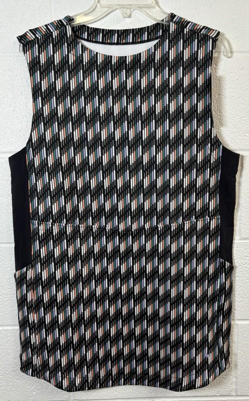 Bad Birdie Women’s XSmall Black Cattail Multi Mirabel Sleeveless Golf Dress NEW