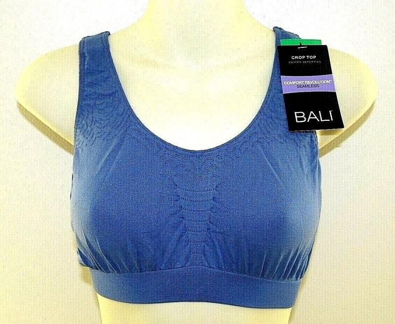 BALI Seamless Comfort Revolution 'Crop Top' 103J Denim S-M-L-XL-2XL-3XL