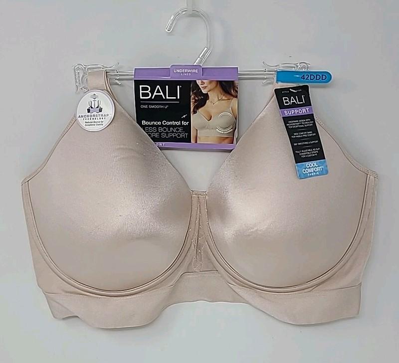 Bali Women's 42DDD Bali One Smooth U Bounce Control Wirefree Bra DF3456 Tan