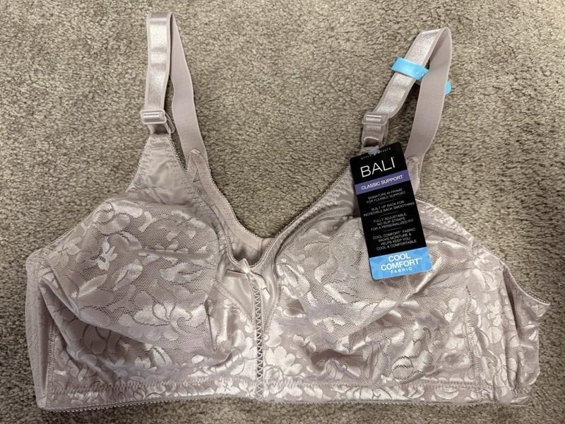 Bali Women's Classic Support Bra - Cool Comfort Fabric - Size 42C - NEW