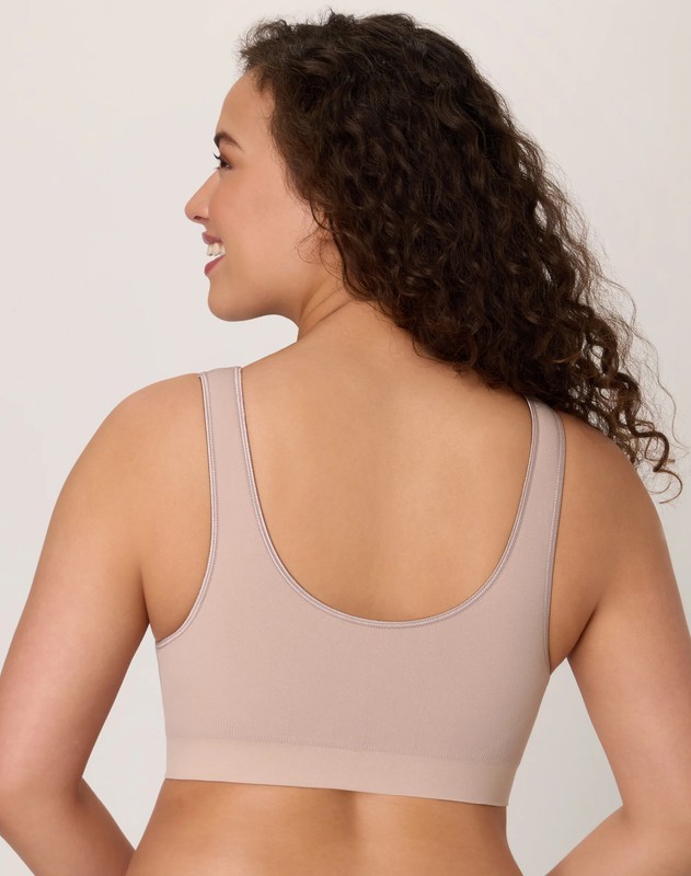 Bali Women's One Smooth U Bralette Black 2x Large Nude Size X-large S9tq