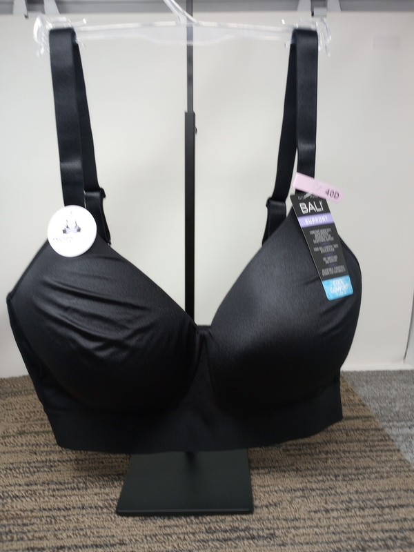 Bali Women's Size 40D One Smooth U Bounce Control Wirefree Bra DF3458 XBK