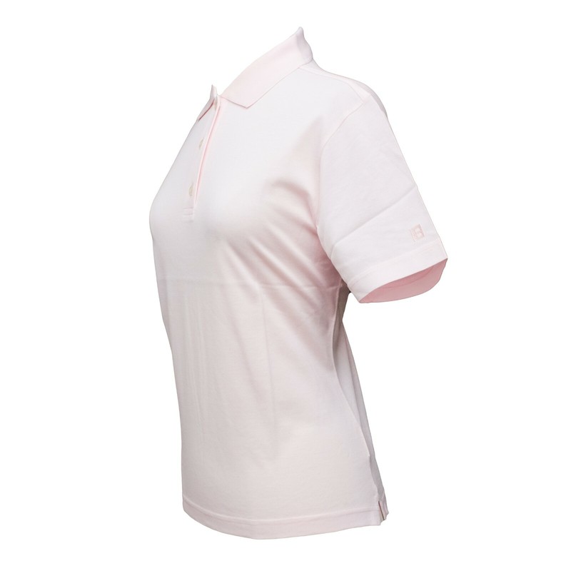 Bally Golf Pink 100% Cotton Women's US Size 8 Luxurious High Quality Polo