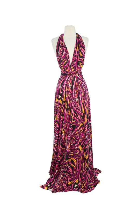Banana Republic Tiered Maxi Size M Dress - Purple (803880)