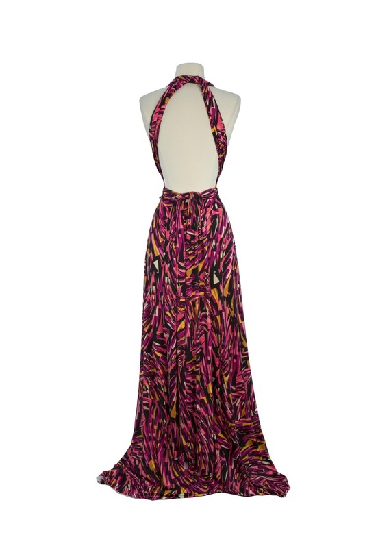 Banana Republic Tiered Maxi Size M Dress - Purple (803880)