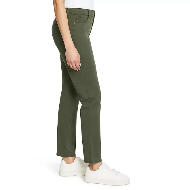 Bandolino Women's Amy Straight Jean Size 12 Hidden Forrest