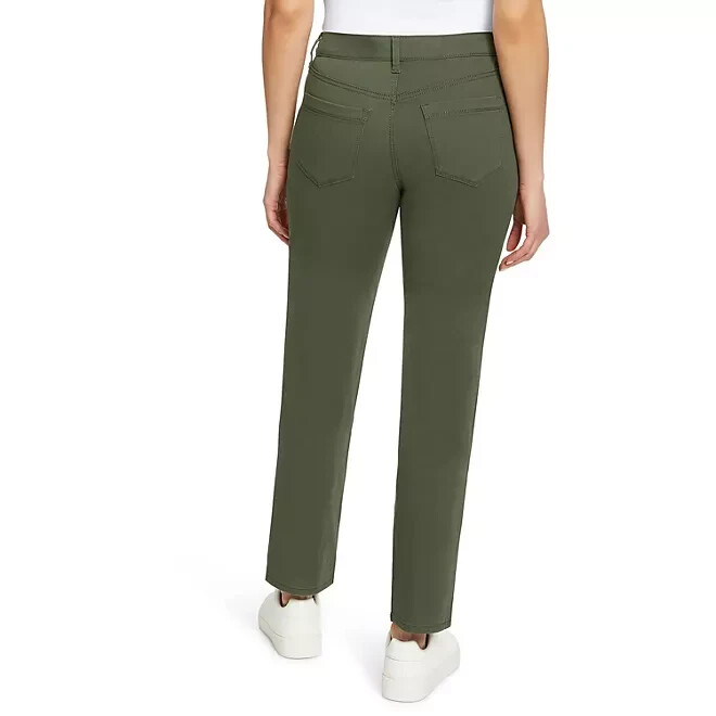 Bandolino Women's Amy Straight Jean Size 12 Hidden Forrest