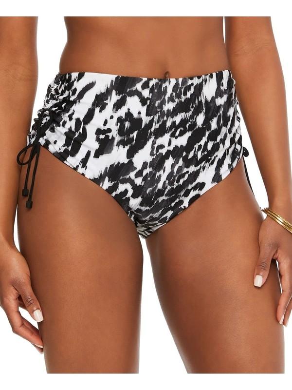 BAR III Women's Swim Stretch Lined Full Coverage Bathing Suit Bottoms M