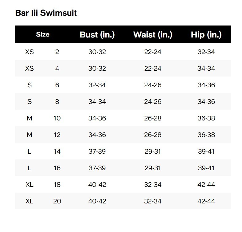 Bar III Women's Tank Bra Bikini Top MSRP $48