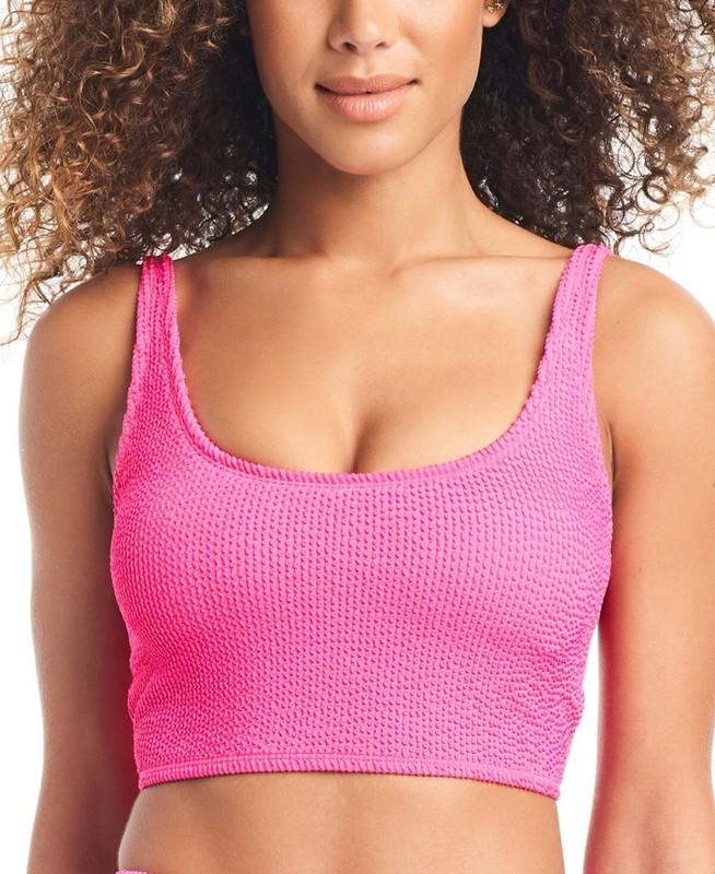 Bar III Women's Tank Bra Bikini Top MSRP $48