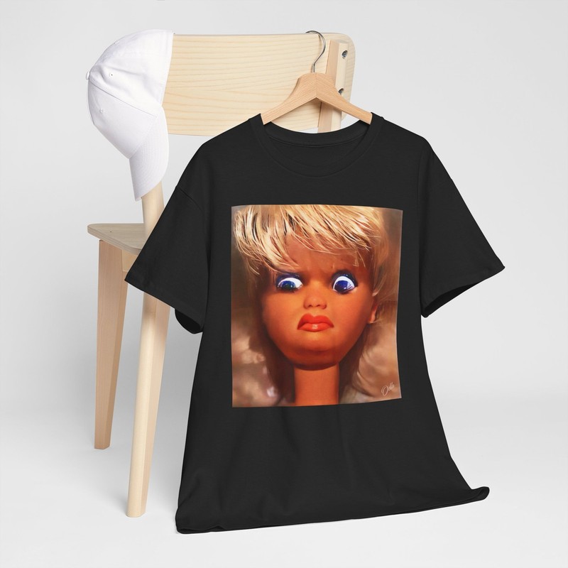Barbie Disgusted Face Funny Meme Shirt Sleeveless Tee Trendy Weird Tik Tok Shirt