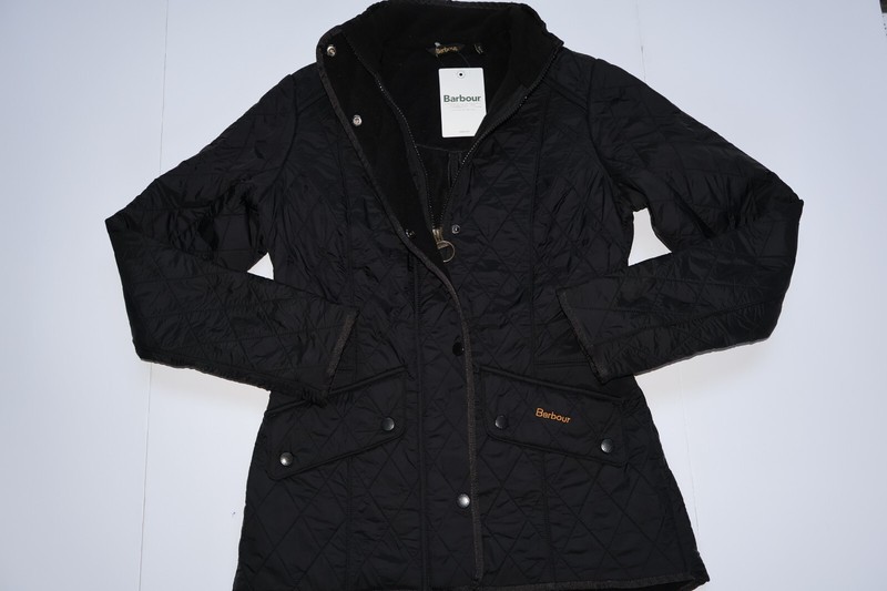 Barbour Jacket Coat Cavalry Polarquilt Black LQU0087BK91 UK Size 10 U.S Size 6