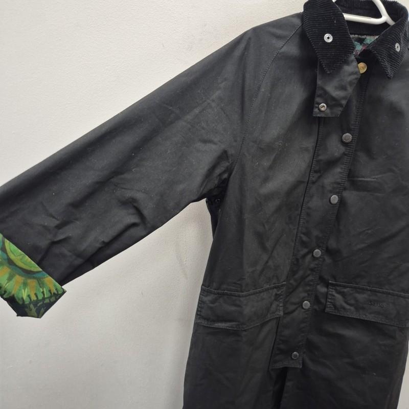Barbour X House Hackney De Beauvoir Wax Waterproof Rain Trench Jacket Coat Uk 10