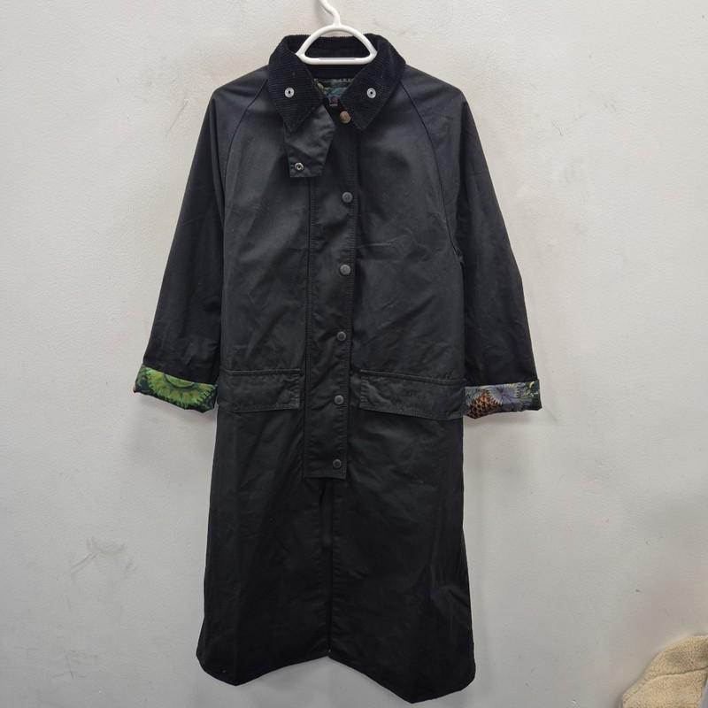 Barbour X House Hackney De Beauvoir Wax Waterproof Rain Trench Jacket Coat Uk 10
