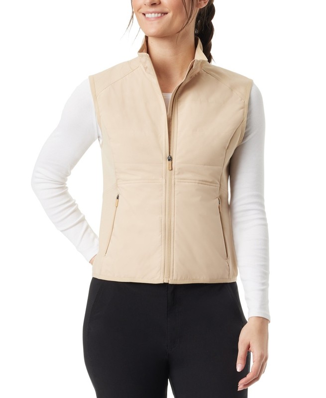 Bass Outdoor Women Regular fit Vest Small Beige Solid