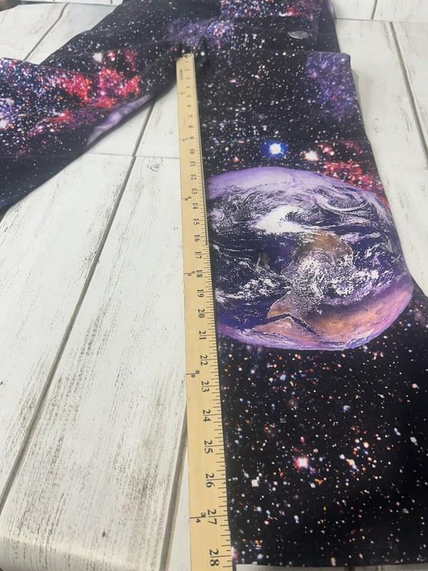 BDG Urban Outfitters Size 27 Cowboy Jeans With Galaxy Pattern NWOT Black