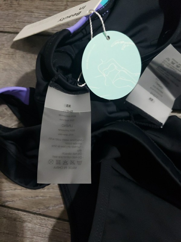 Beautikini Period Swimwear Two Piece Leakproof Menstrual Bikini Swimsuit Sz XS