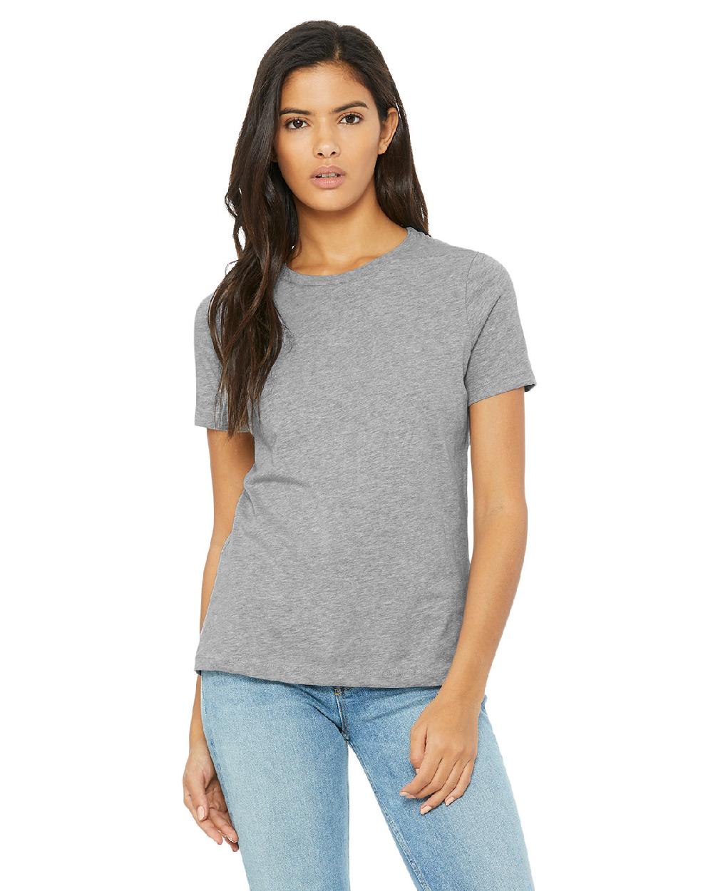 Bella + Canvas 6400CVC Ladies Relaxed Heather Crew Neck CVC Short Sleeve T-Shirt