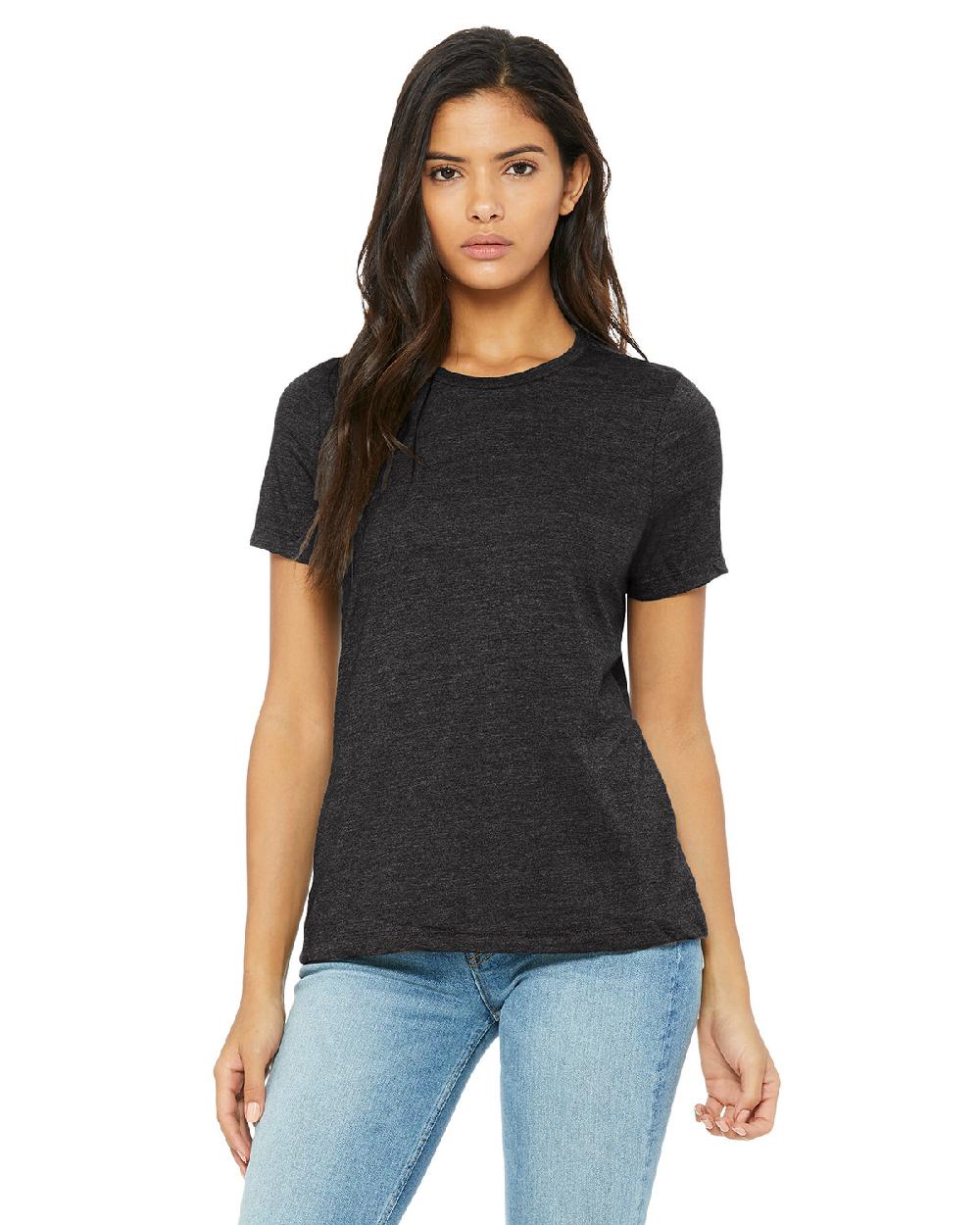 Bella + Canvas 6400CVC Ladies Relaxed Heather Crew Neck CVC Short Sleeve T-Shirt