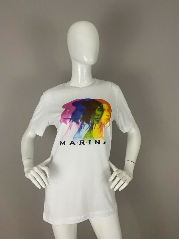 Bella-Canvas Marina North America Tour Graphic T-shirt Size S