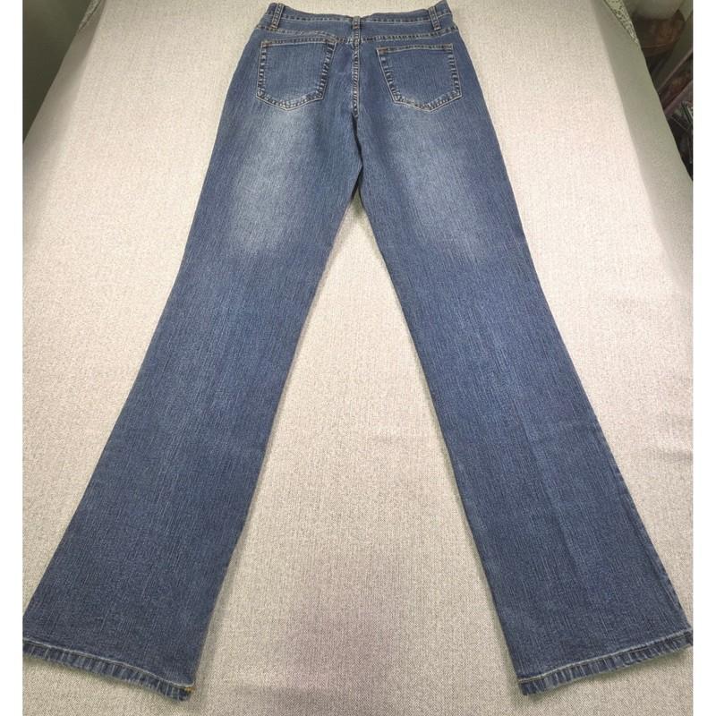 Belle Sport Jeans Women's Size 10 Straight Leg Embellished Lace 32 In Inseam