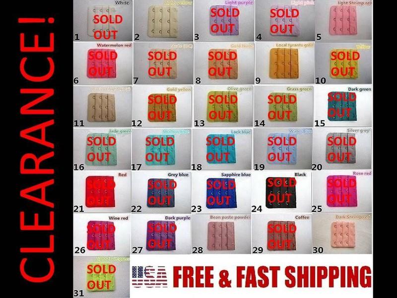 Best Selling Bra Extender 1/2/3/4/5/6 Hook W/ Or W/o Elastic-Fast Shipping USA