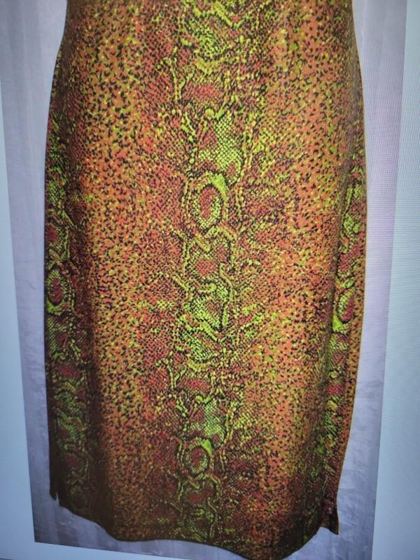 Betsey Johnson Of New York Leopard Top Pants Skirt Size Large